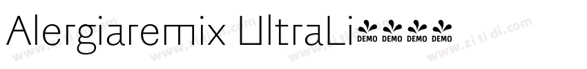 Alergiaremix UltraLi字体转换 Alergiaremix UltraLi字体转换